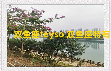 双鱼座teyso 双鱼座特有的性格